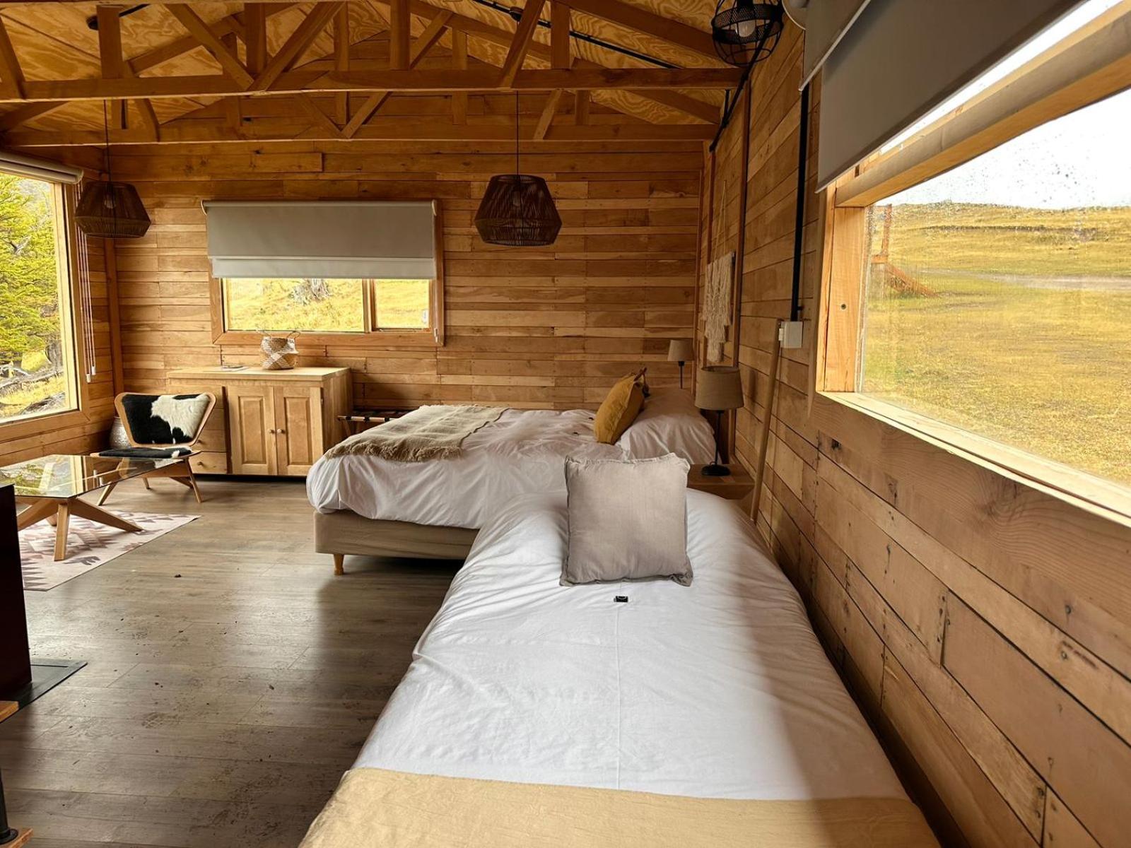 Estancia Bonanza Patagonian Lodge Experience إل تشالتين الغرفة الصورة